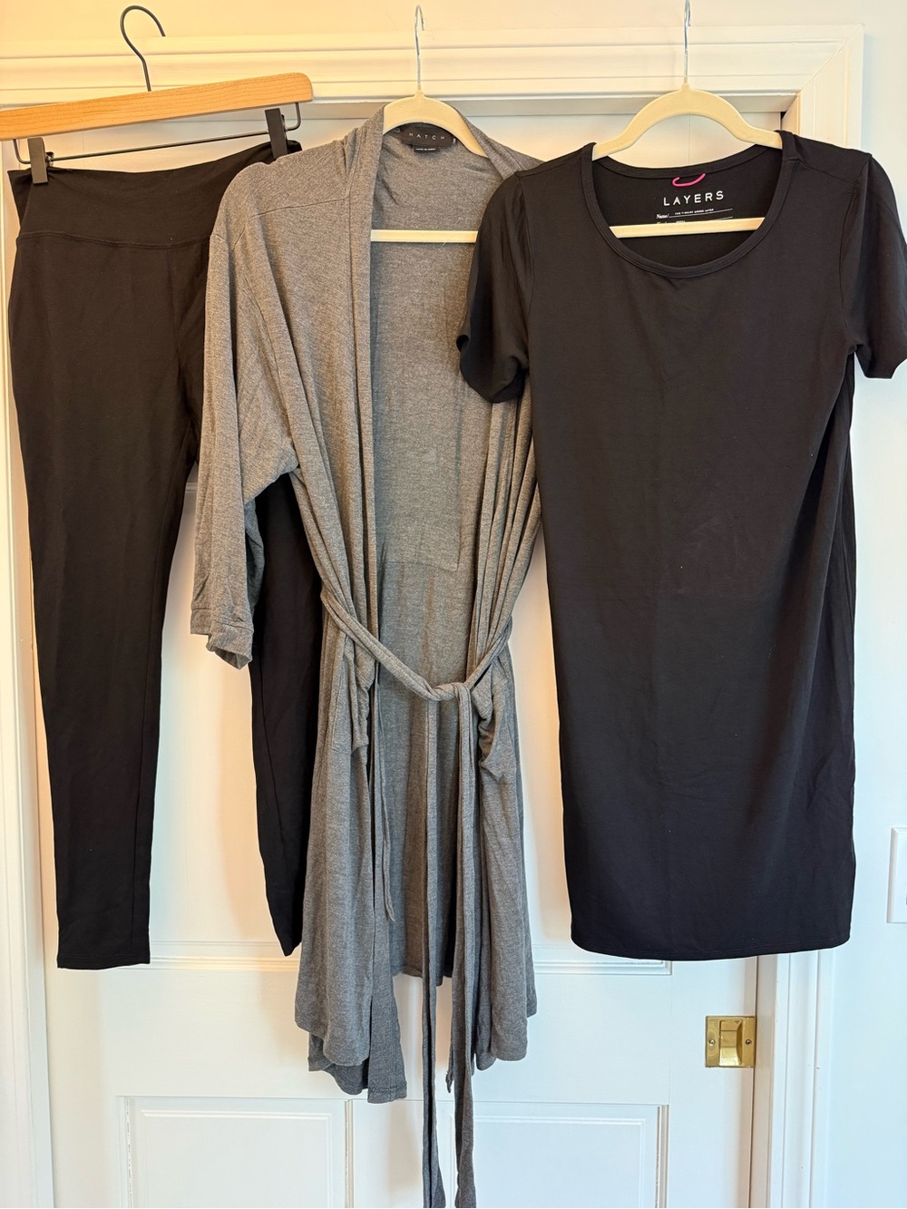 Hatch Maternity Bundle - robe, leggings, dress